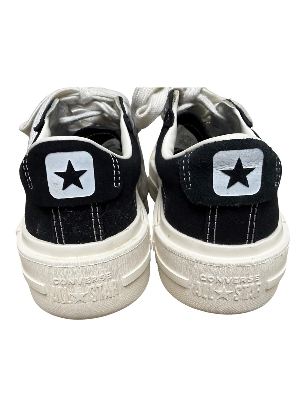 Converse All Star Cruise Low Top Platform Sneakers in Black and Cream 5.5 - Picture 9 of 12